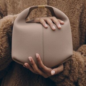 AUTHENTIC Polène Numéro Onze/Béri Bag in Textured Taupe, with Dustbag & Box